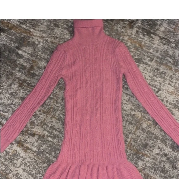 Shein L Pink Sweater Dress 0014 - Picture 5 of 9